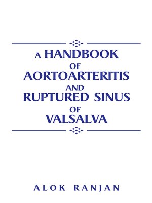 cover image of A Handbook of Aortoarteritis and Ruptured Sinus of Valsalva